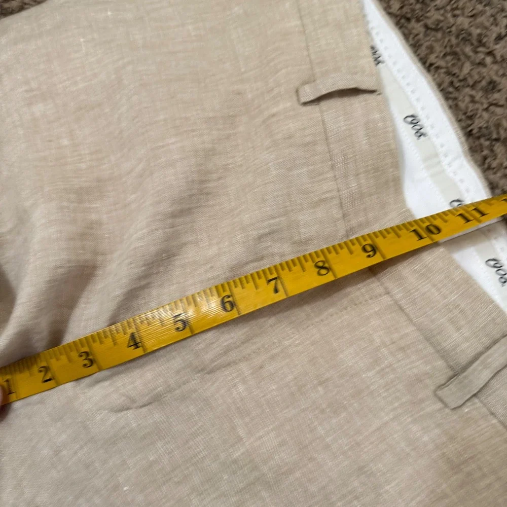 JOS A BANK 1905 Mens Tan Linen Blend Dress‎ Pants Size 34 Regular
